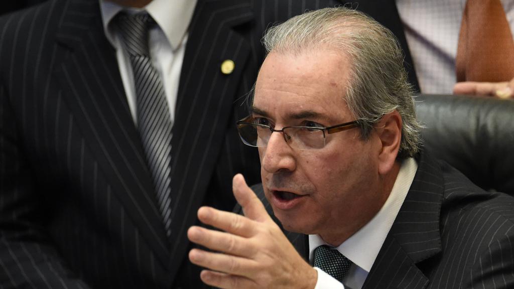 Eduardo Cunha tem sido alvo de parlamentares favoráveis à presidente Dilma Rousseff. | Evaristo Sá/AFP