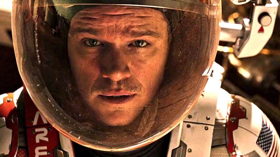 Matt Damon, premiado como melhor ator em comédia por “Perdido em Marte” | Divulgação/