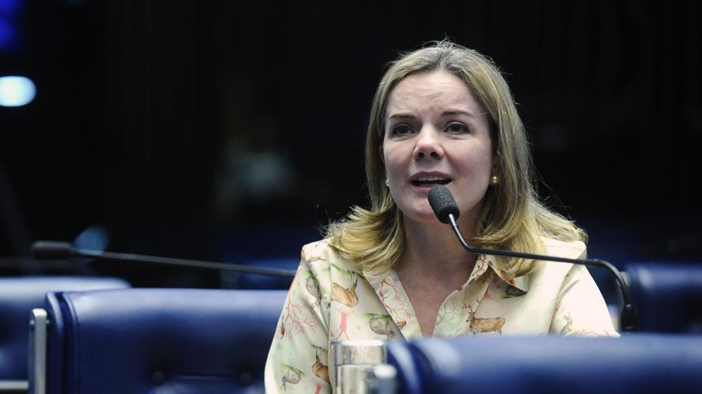 Gleisi Hoffmann é uma das mais aguerridas defensoras da presidente Dilma. | Marcos Oliveira/Agência Senado