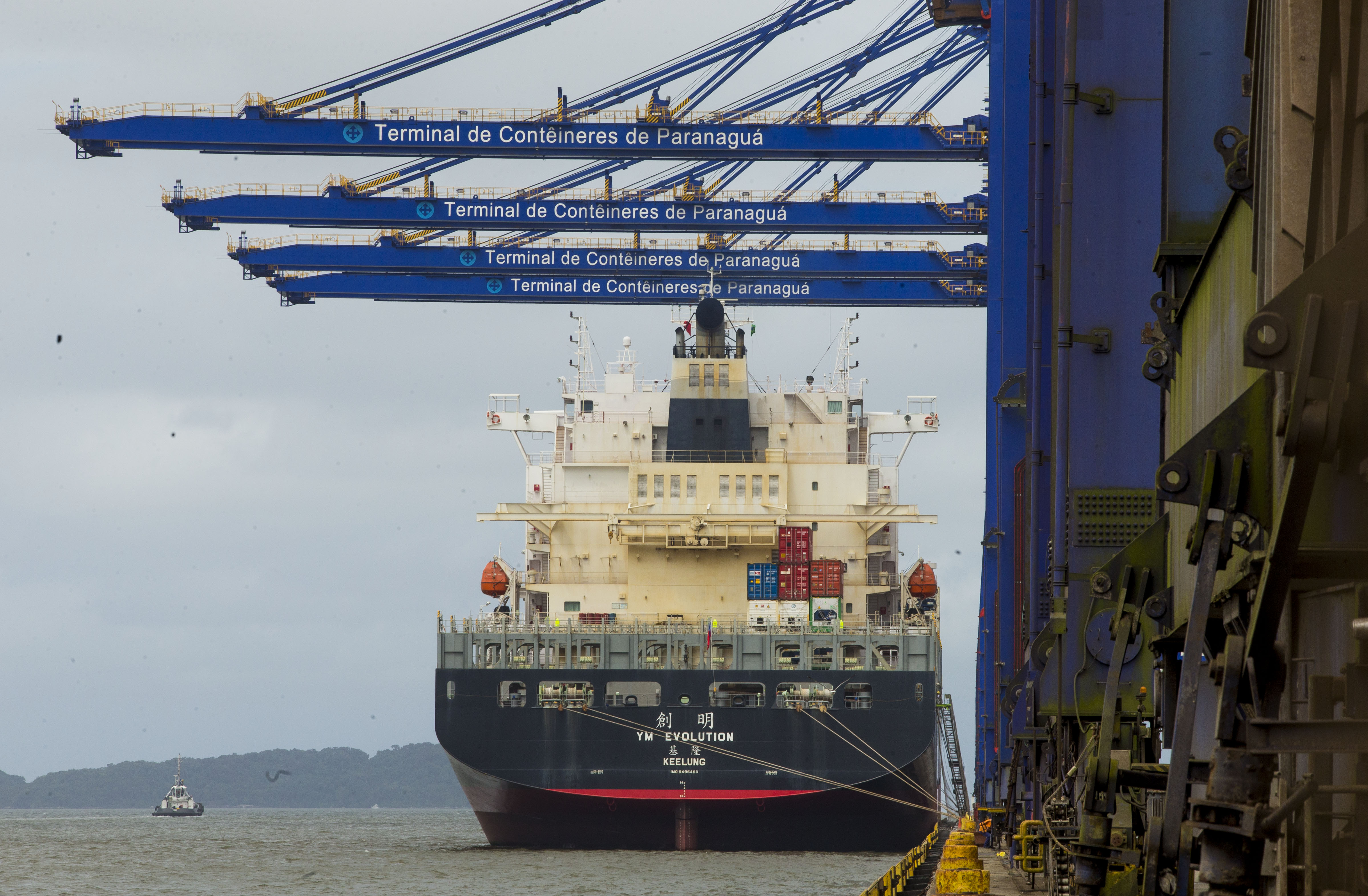 A marca foi alcançada pelo desempenho nas exportações de granéis sólidos | Hugo Harada/Gazeta do Povo