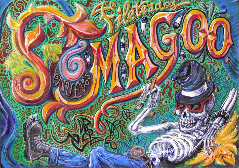 Obra de Magoo que estará em exposição no Museu Alfredo Andersen | Magoo/Divulgação