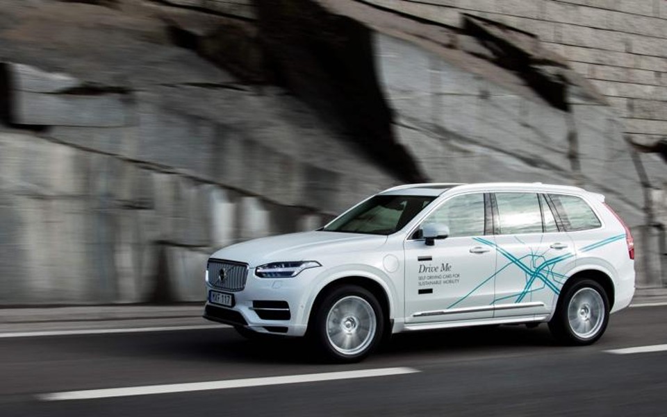 Veículo autônomo desenvolvido pela Volvo: montadora quer testar carros sem motorista nas ruas de Londres em 2017 | Divulgação/Volvo