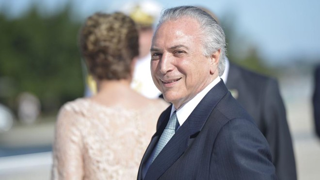 Na gravação em que fala como se a Câmara já tivesse aprovado o impeachment, Temer menciona “sacrifícios” para “retomar o crescimento”. | Marcelo Camargo/Agência Brasil