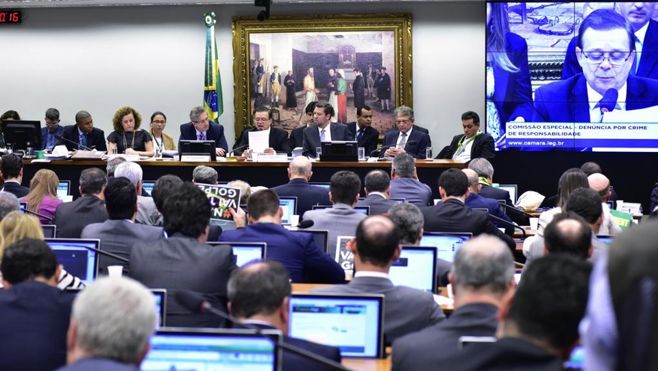 Deputados se reuniram nesta quarta-feira (6) para a leitura do parecer do relator do impeachment de Dilma Rousseff. | Zeca Ribeiro/Câmara dos Deputados