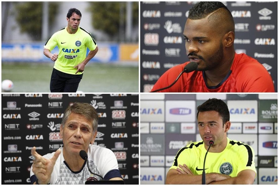 Kléber, Nikão, Autuori e Juan. | /Gazeta do Povo