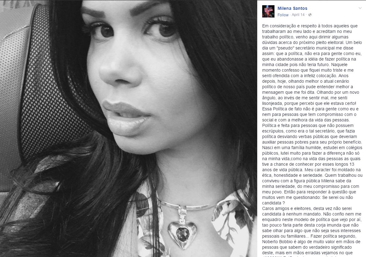 | Reprodução/Facebook