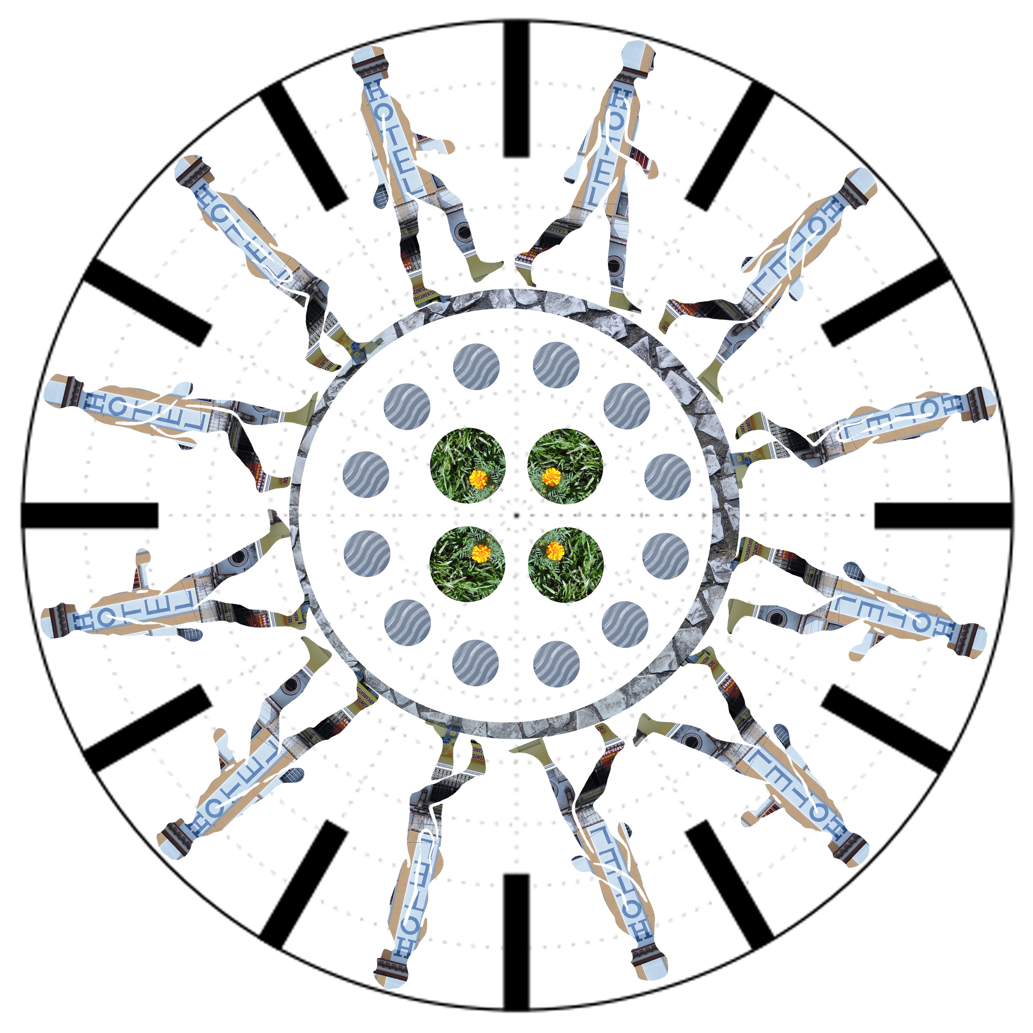 Disco faz parte da projeção ilusionista na praça Tiradentes | Tom Lisboa/Divulgação