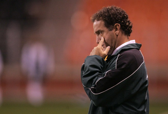 Cuca, hoje no Palmeiras, era o técnico do Coritiba na época. | RODOLFO BUHRER