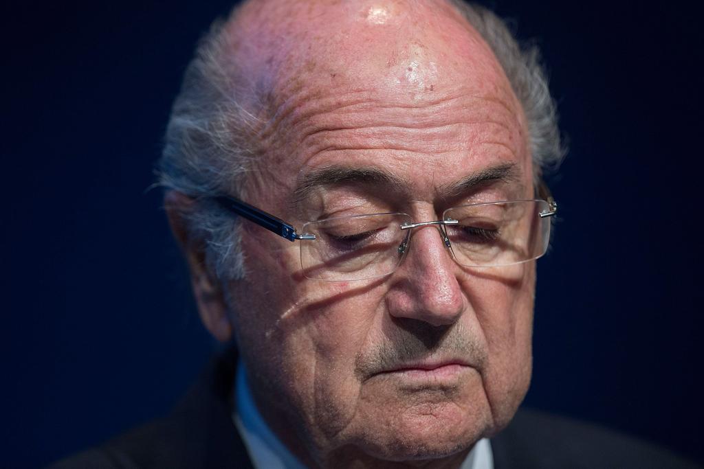 O suíço Joseph Blatter, ex-presidente da Fifa, reclamou por ter sido impedido de combater a corrupção na entidade. | Valeriano Di Domenico/AFP