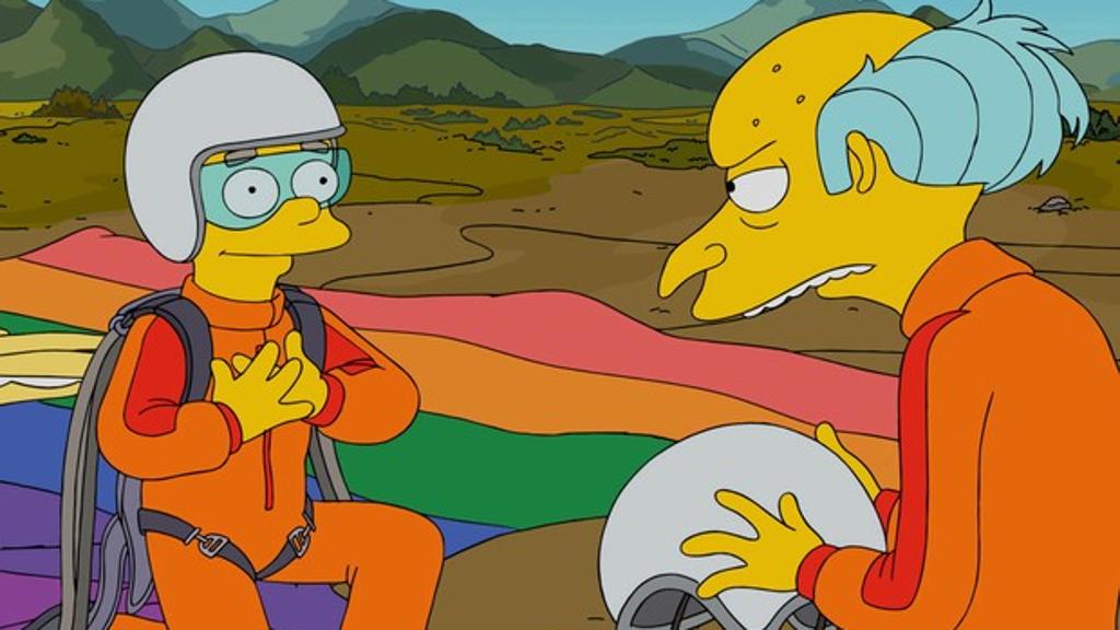 Smithers e o Sr. Burns no primeiro episódio da nova temporada de “Os Simpsons” | Reprodução/