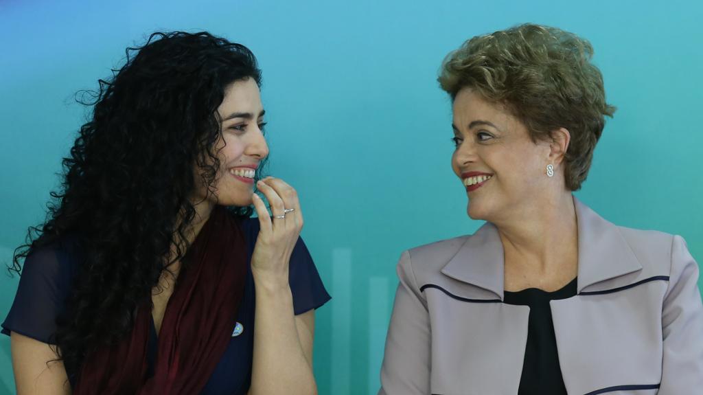 Atriz curitibana já participou de eventos de apoio ao governo Dilma Rousseff. | Lula Marques/Agência PT