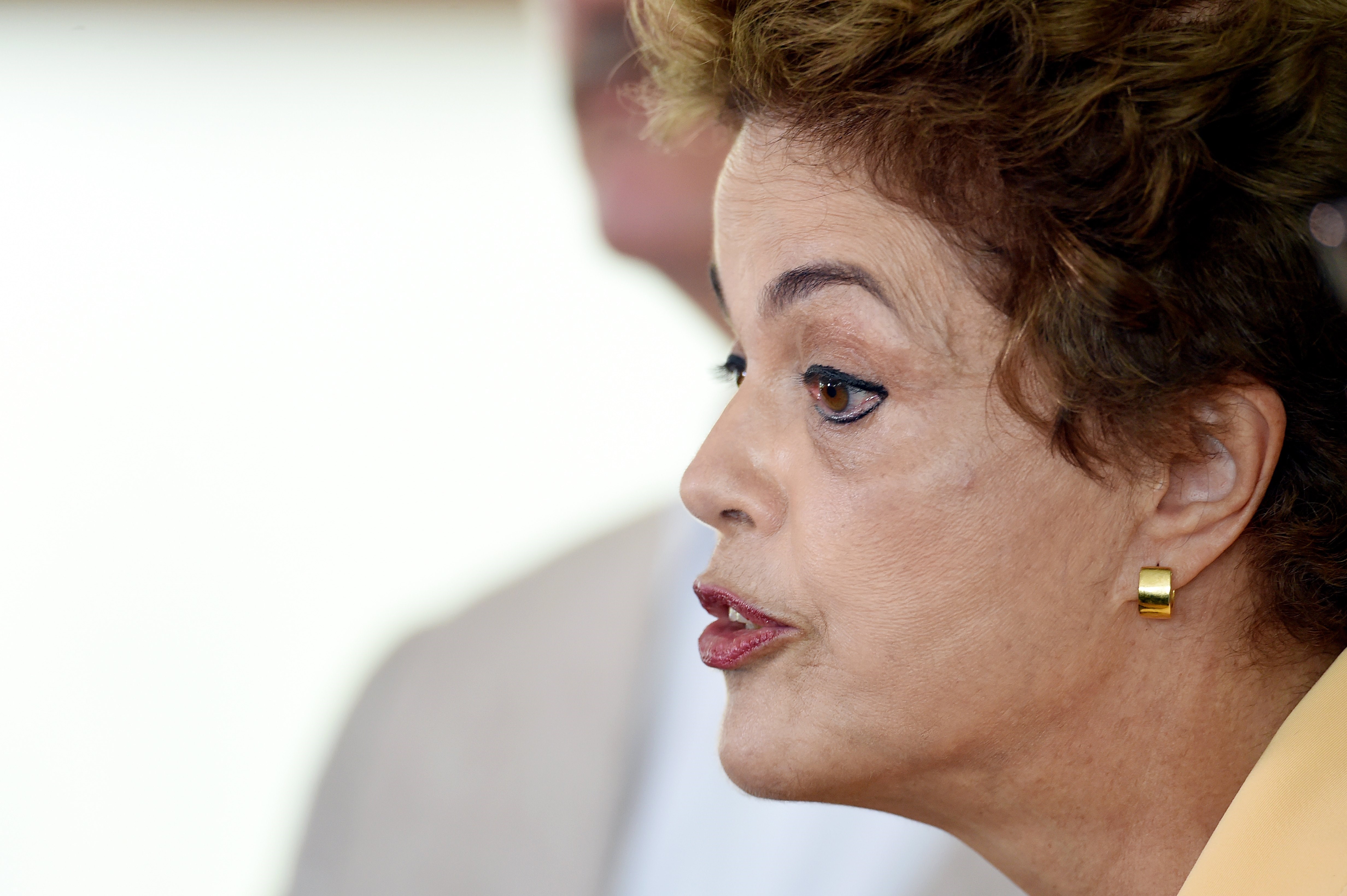 Presidente Dilma Rousseff: pressão mais forte agora pode vir da Justiça Eleitoral. | Evaristo Sá/AFP