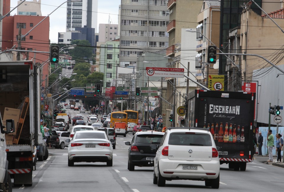André de Barros, no Centro de Curitiba | Aniele Nascimento/Gazeta do Povo