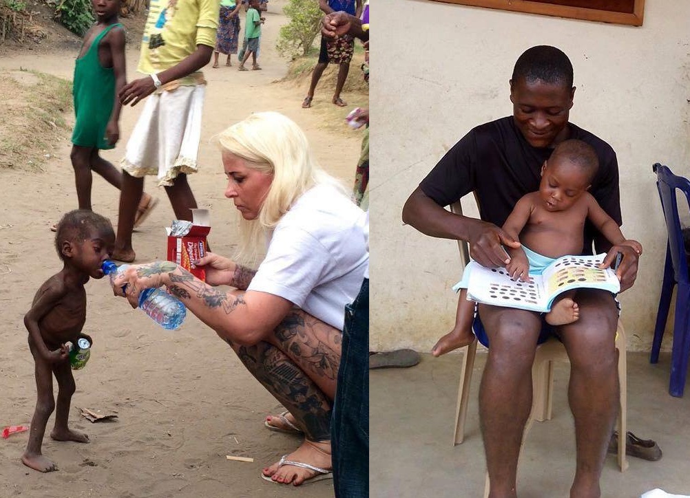 Hope quando foi resgatado e agora, quatro semanas depois, totalmente recuperado e saudável. | Reprodução/Facebook Anja Ringgren Lovén