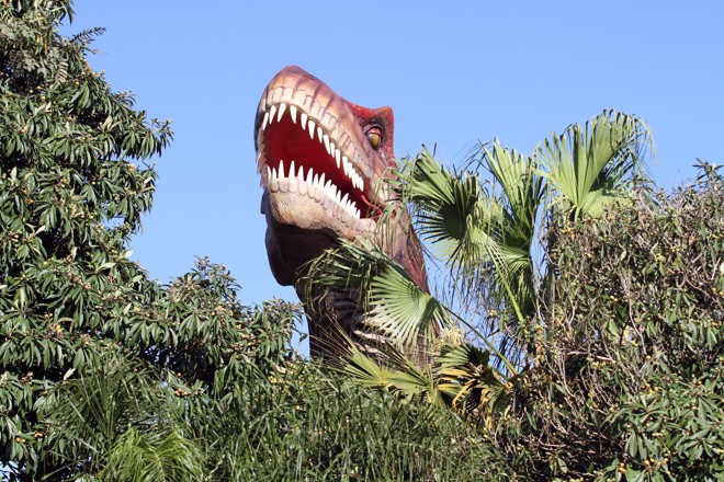 Vale dos Dinossauros, em Foz do Iguaçu, no Paraná | Christian Rizzi/Gazeta do Povo