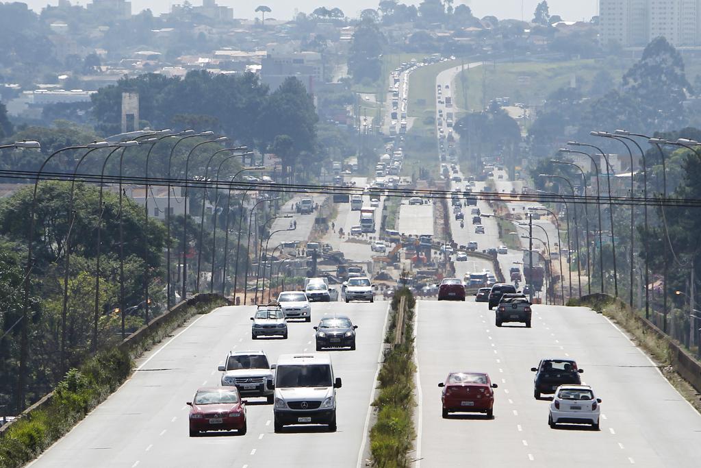 Trecho da LInha Verde Norte, atualmente em obras. | Antônio More/Gazeta do Povo