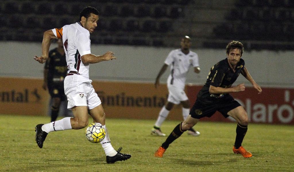 O atacante Fred marcou dois gols contra a Ferroviária, mas o Fluminense acabou empatando por 3 a 3 fora de casa. | Nelson Perez/Fluminense/Divulgação
