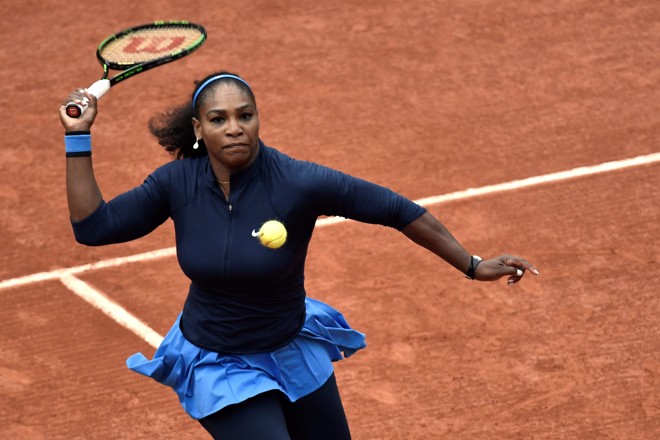 Roupa da musculação – Serena Williams | PHILIPPE LOPEZ/AFP