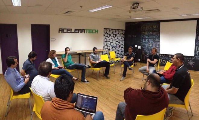 Empreendedores em São Paulo participaram de mentoria com Claudio Gora, fundador da Locaweb | Reprodução/Facebook
