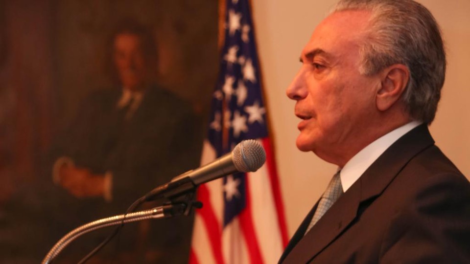 Michel Temer assumiu interinamente a Presidência da República na quinta-feira (12). | Anderson Riedel/