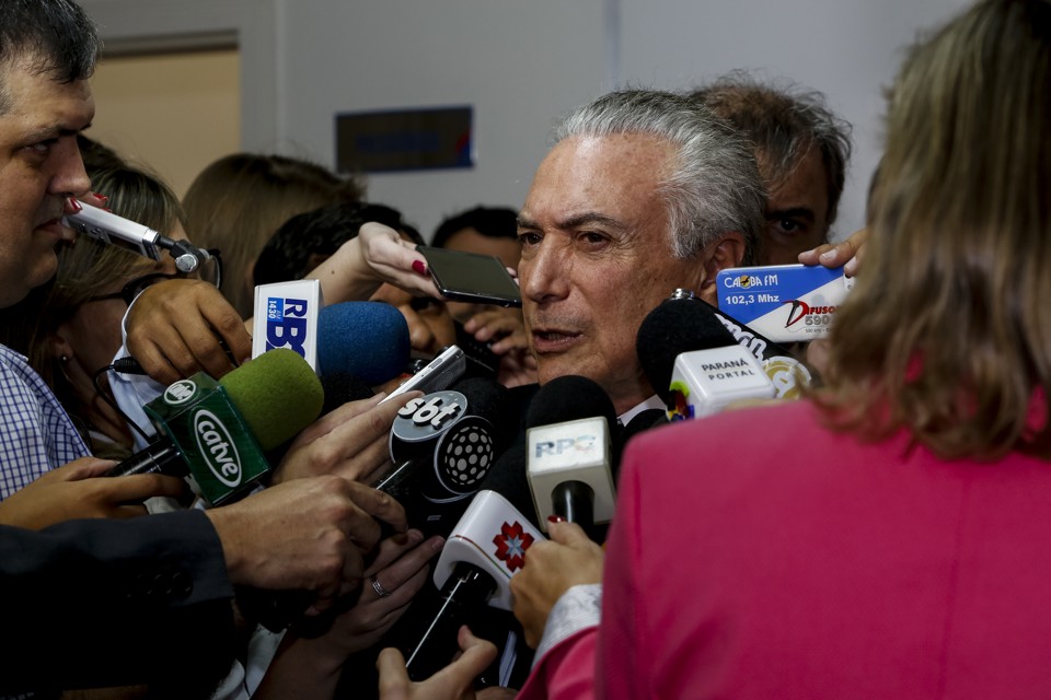 Possibilidade de Temer assumir a Presidência anima a economia. | Henry Milleo/Gazeta do Povo