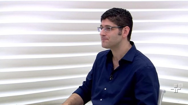 Chequer em entrevista ao “Roda Viva”, da TV Cultura | Reprodução/TV Cultura