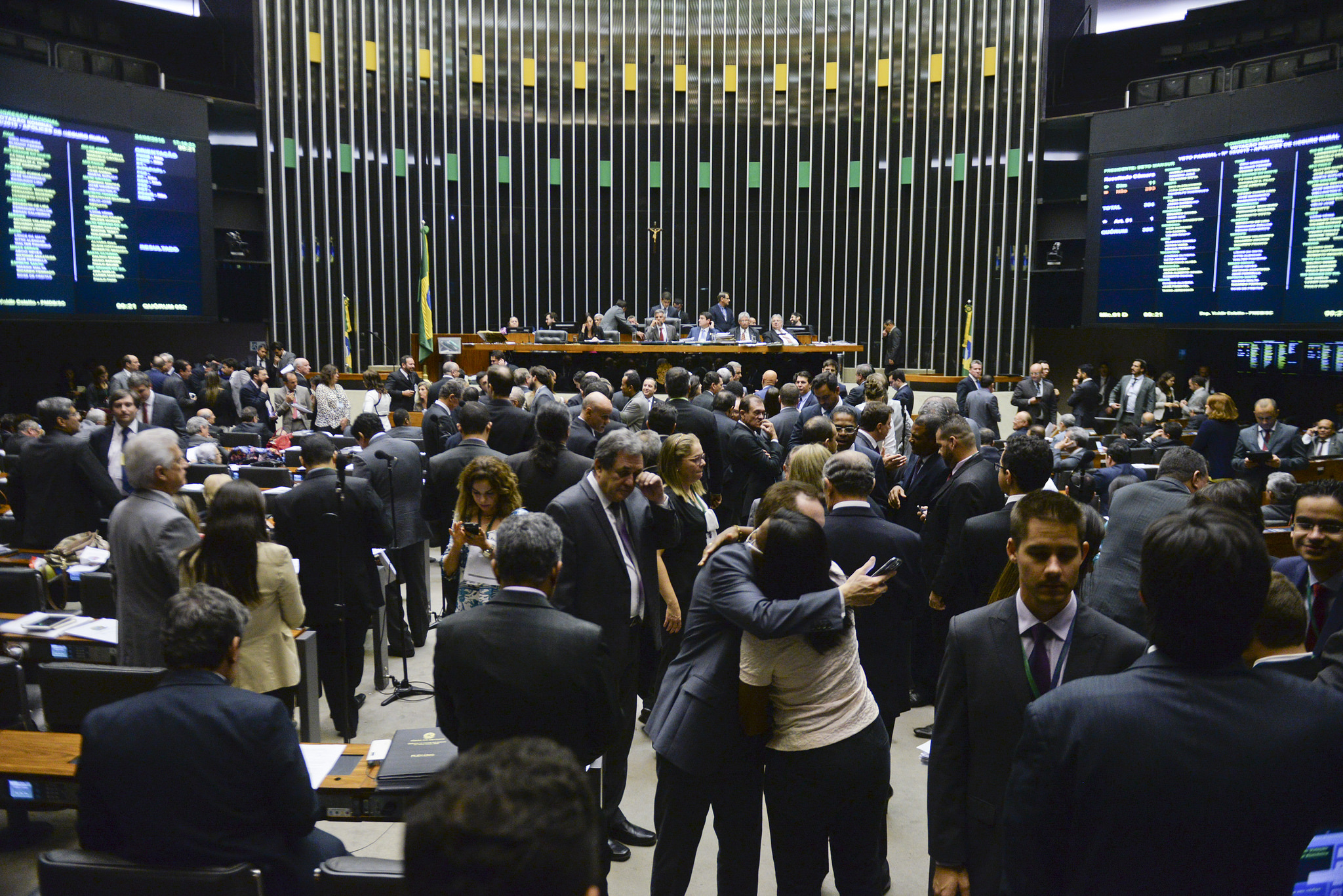 Plenário da Câmara dos Deputados durante sessão conjunta do Congresso | Jefferson Rudy/Agência Senado