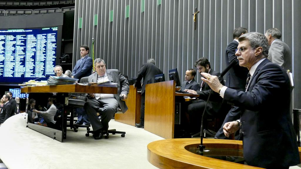Ex-ministro Romero Jucá foi o principal alvo da oposição ao governo Temer no Congresso. | Roque de Sá/Agência Senado