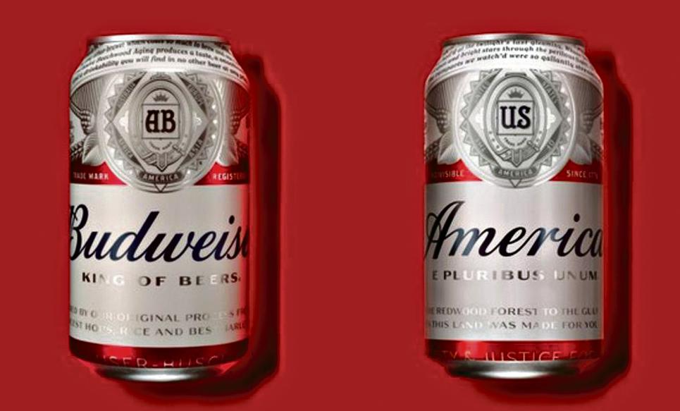 Budweiser vai virar America por alguns meses. | Divulgação