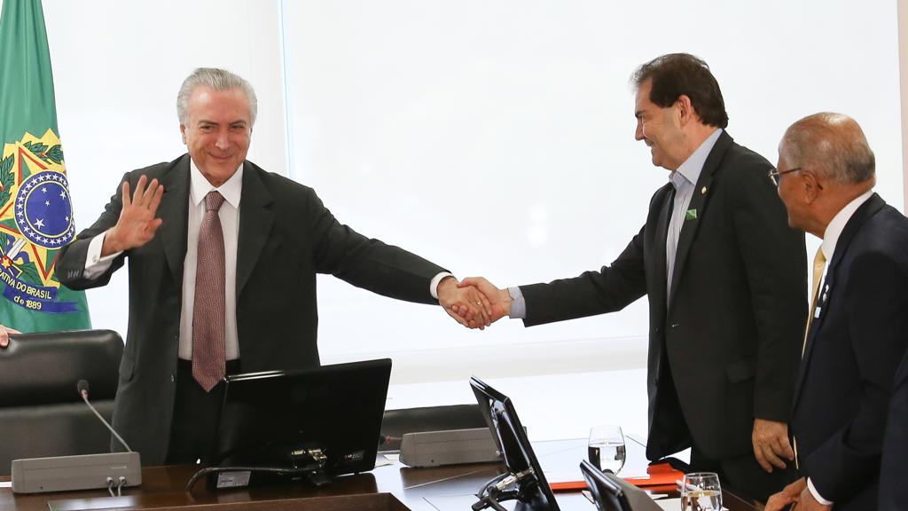 Michel Temer se reuniu com líderes sindicais nesta segunda-feira (16). | Lula Marques/Agência PT