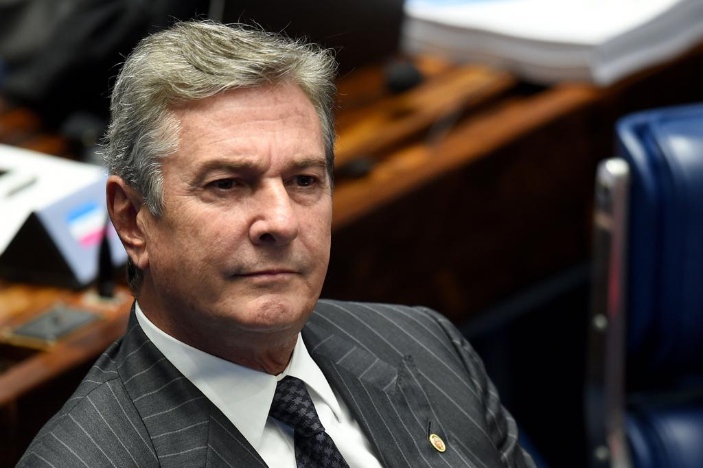 Fernando Collor aproveitou seu pronunciamento para criticar rapidez de processo de impeachment que siofreu | EVARISTO SA/AFP