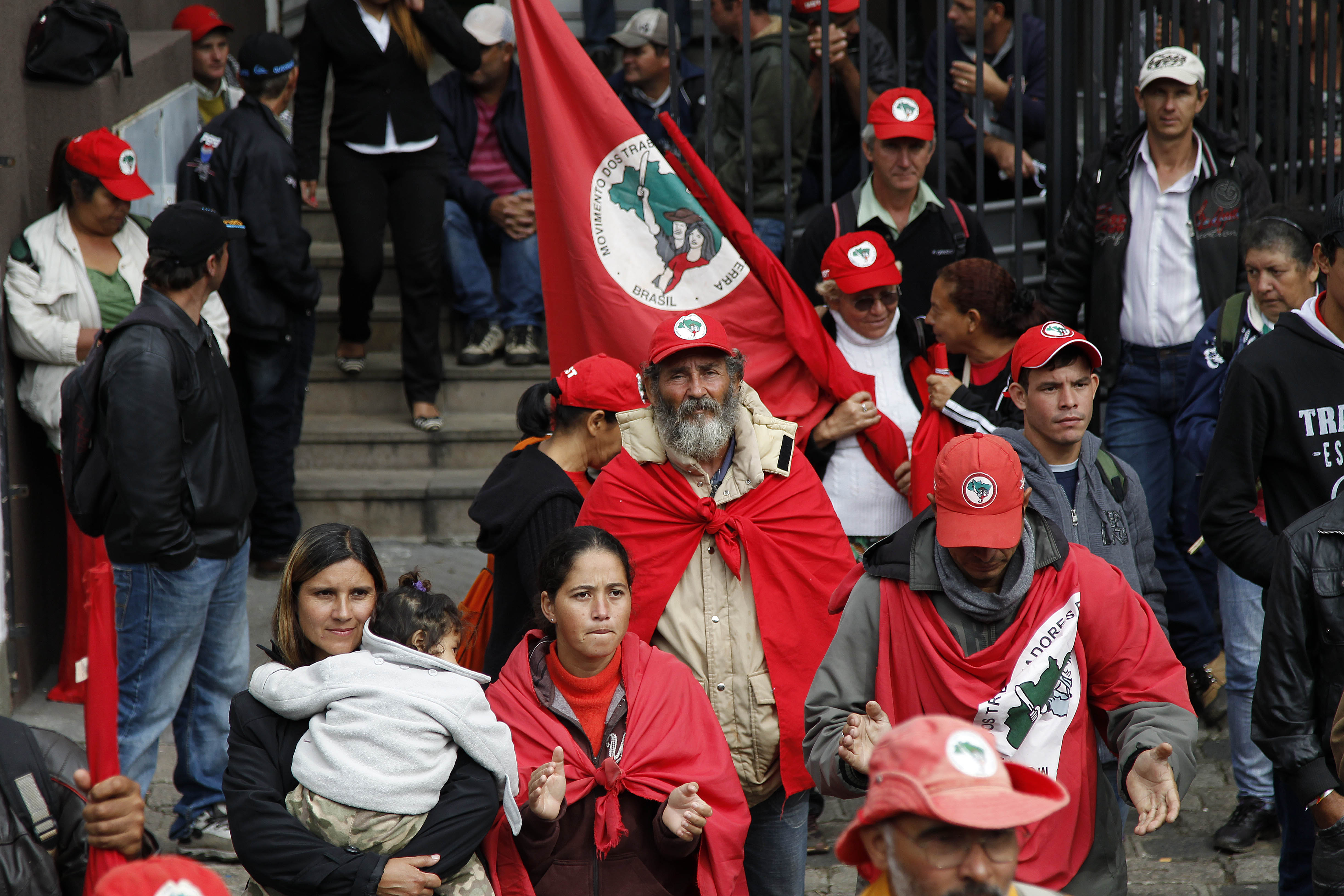 Manifestação do MST: acampamentos em vários estados estão sendo reforçados. | Jonathan Campos/Gazeta do Povo