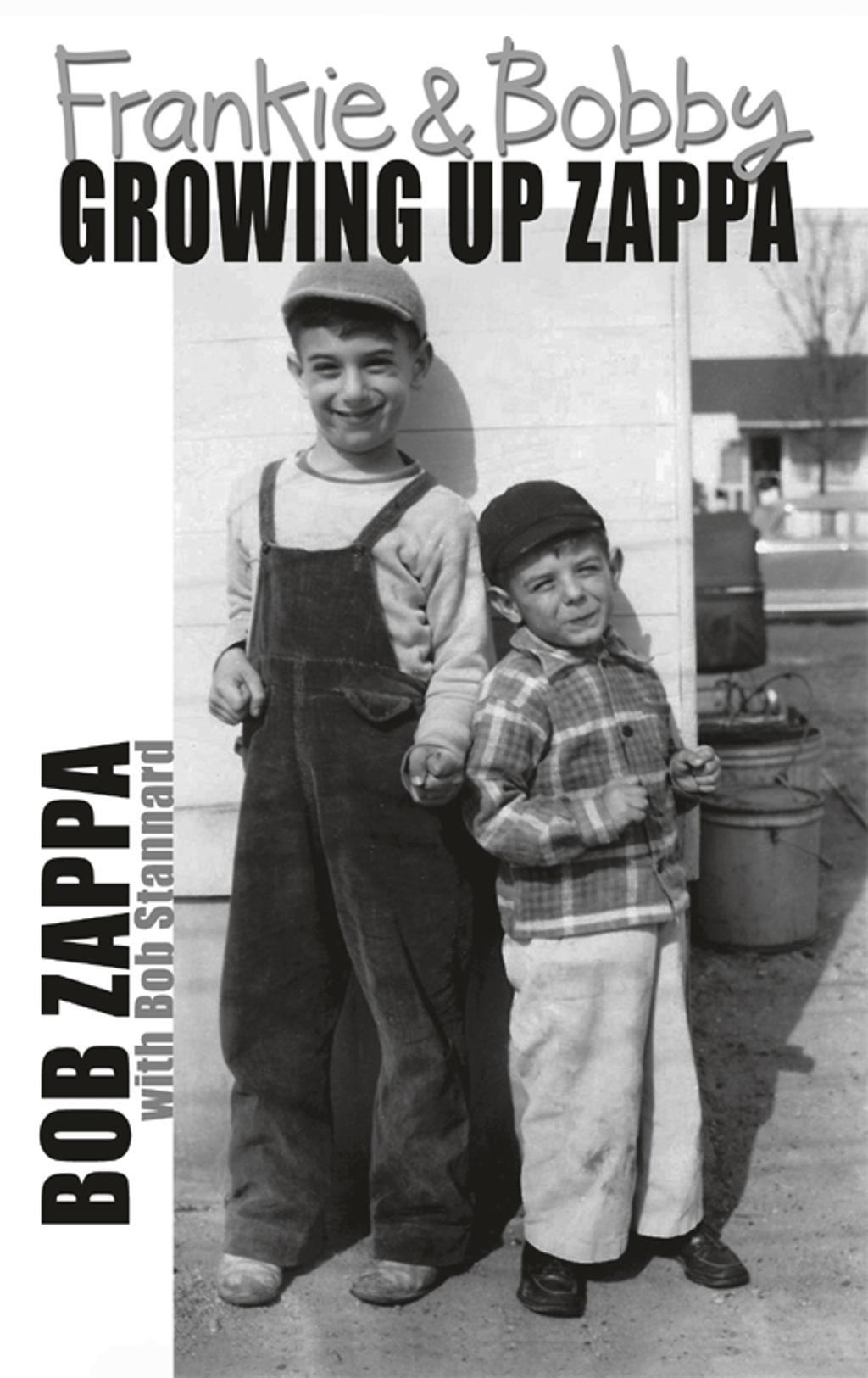 Capa do livro mostra foto da infância dos irmãos Zappa.
