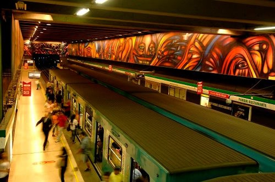 | Divulgação/Metrô de Santiago