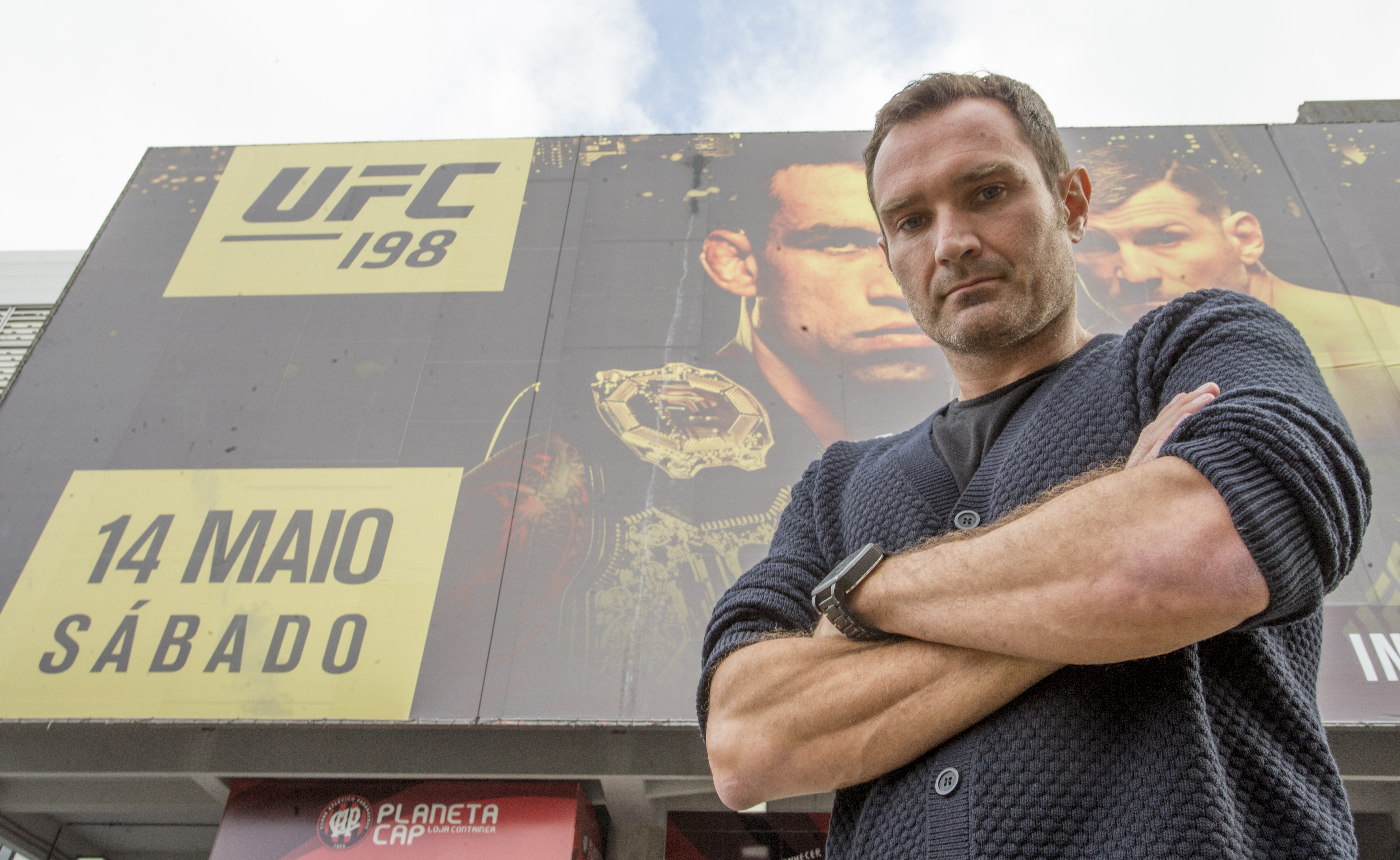 Presidente do UFC, Giovani Decker é só elogios para a passagem do evento de MMA pela cidade. | Hugo Harada/Gazeta do Povo