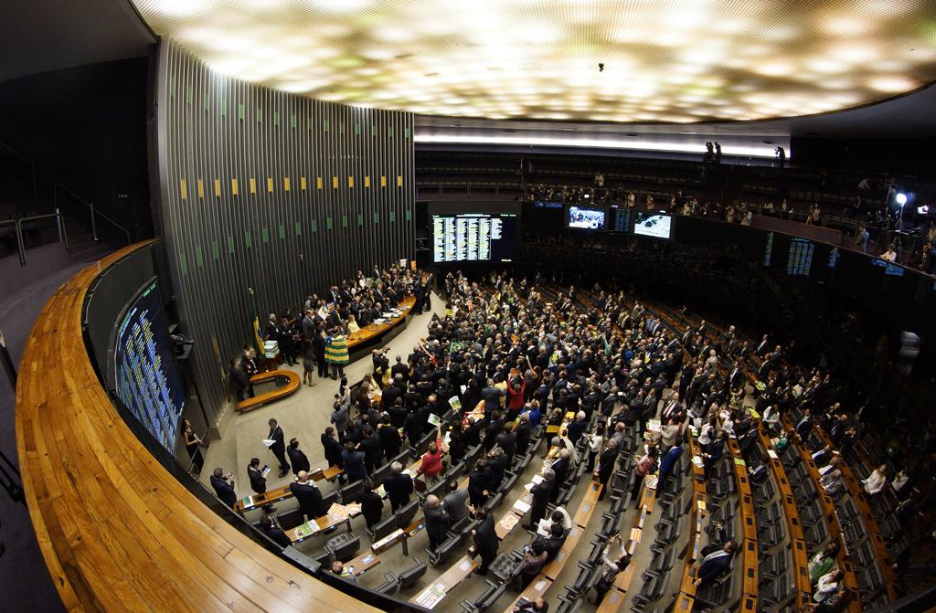 Plenário da Câmara: sessão tumultuada. | Zeca Ribeiro/Câmara dos Deputados