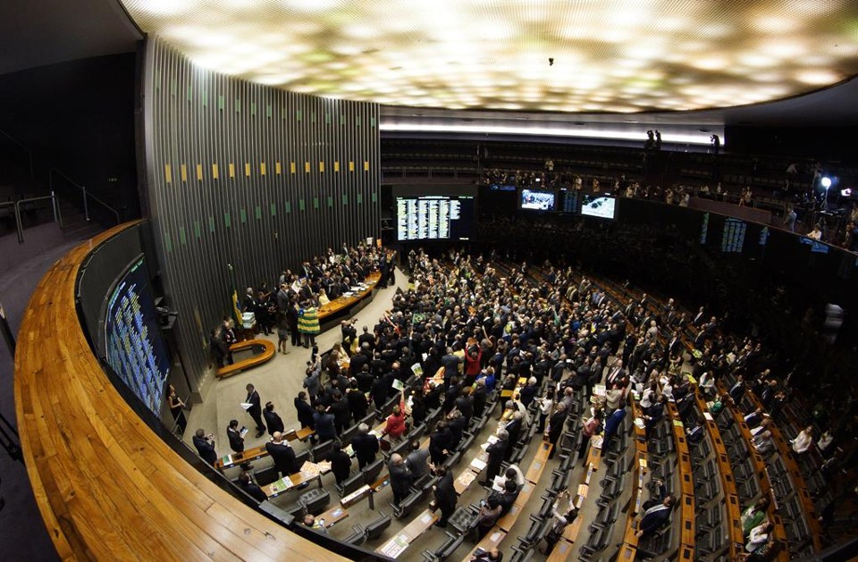 Plenário da Câmara: sessão tumultuada. | Zeca Ribeiro/Câmara dos Deputados