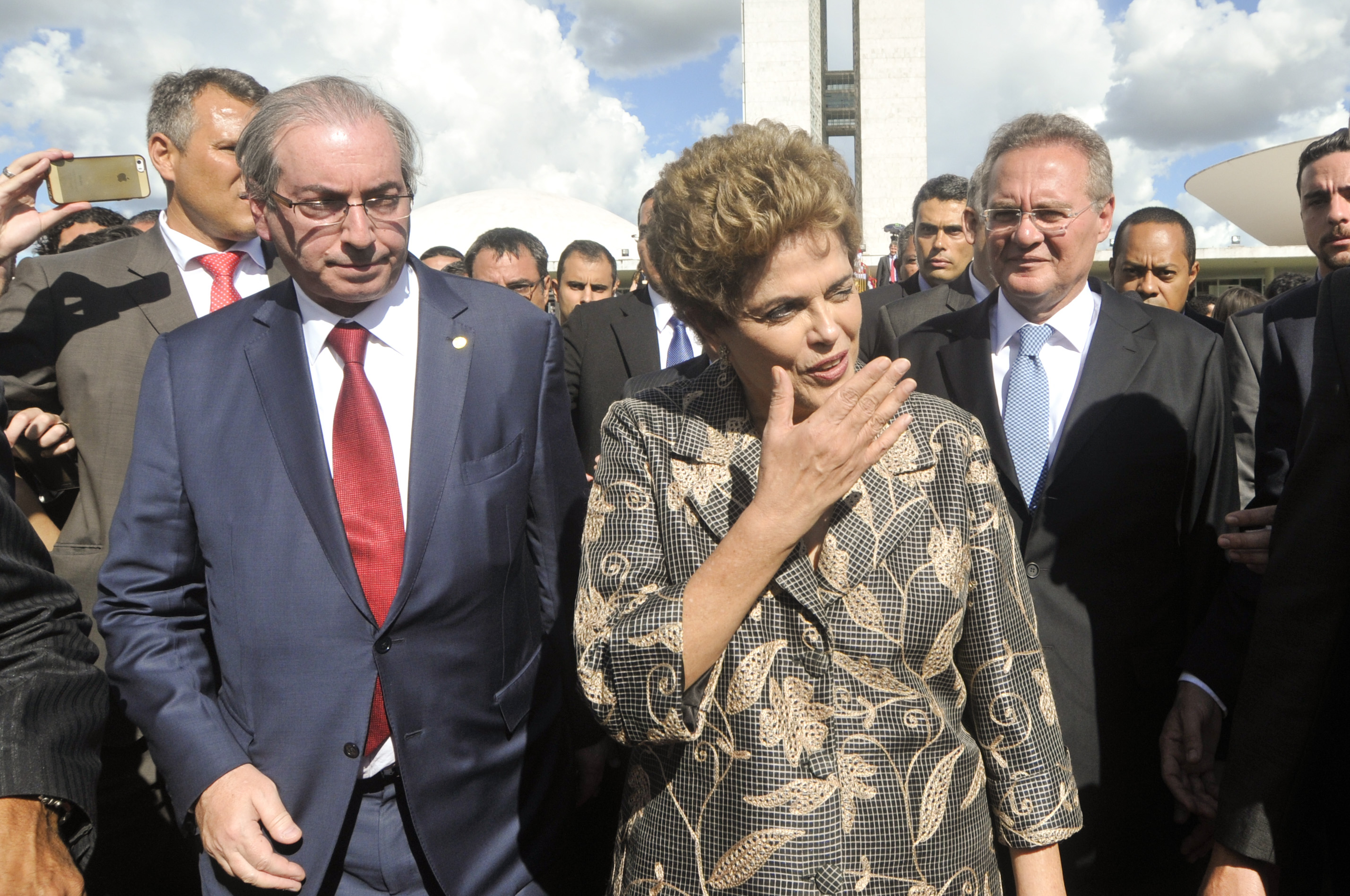 Eduardo Cunha, que era da base aliada de Dilma, tornou-se um dos algozes do governo federal. | Geraldo Magela/ Agência Senado/Fotos Públicas