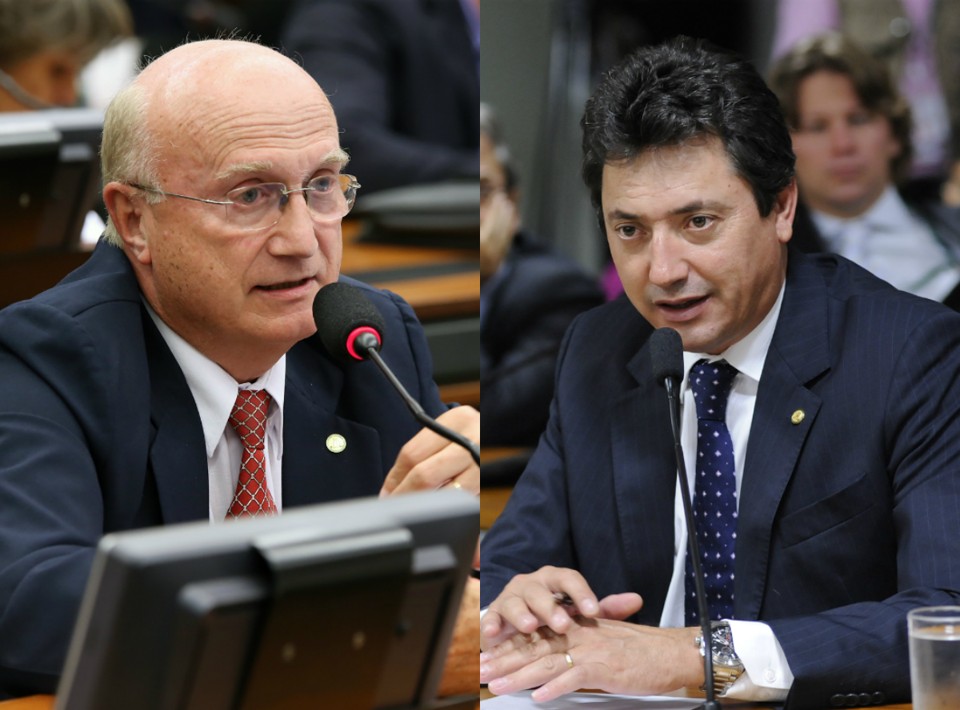 Osmar Serraglio e Sérgio Souza são os deputados paranaenses cotados para comandar comissões na Câmara | Gilmar Félix /Lucio Bernardo Junior /Câmara dos Deputados