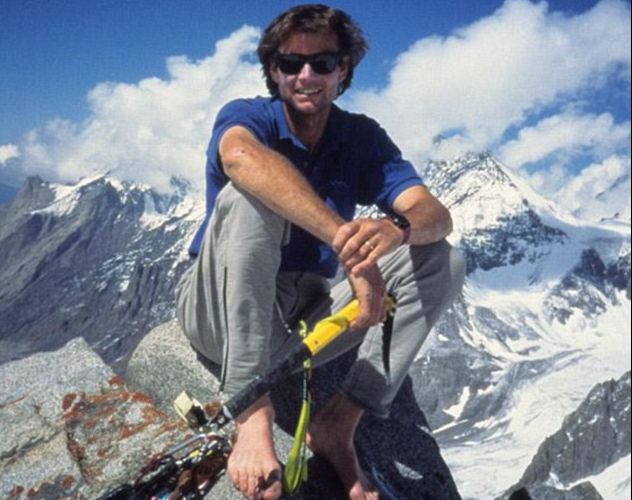 Corpo de Alex Lowe foi encontrado por alpinistas que subiam o Himalaia. | alexlowe.org/
