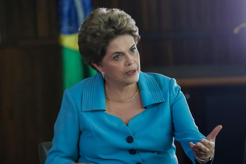 Presidente afastada Dilma Rousseff recebeu o presidente do Senado no Palácio da Alvorada. | Roberto Stuckert Filho/PR
