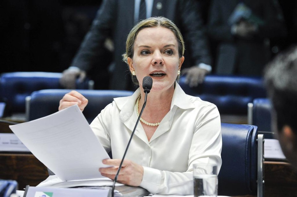 Senadora Gleisi Hoffmann foi denunciada por suposto recebimento de propina para a campanha em 2010. | Jane de Araújo/Agência Senado