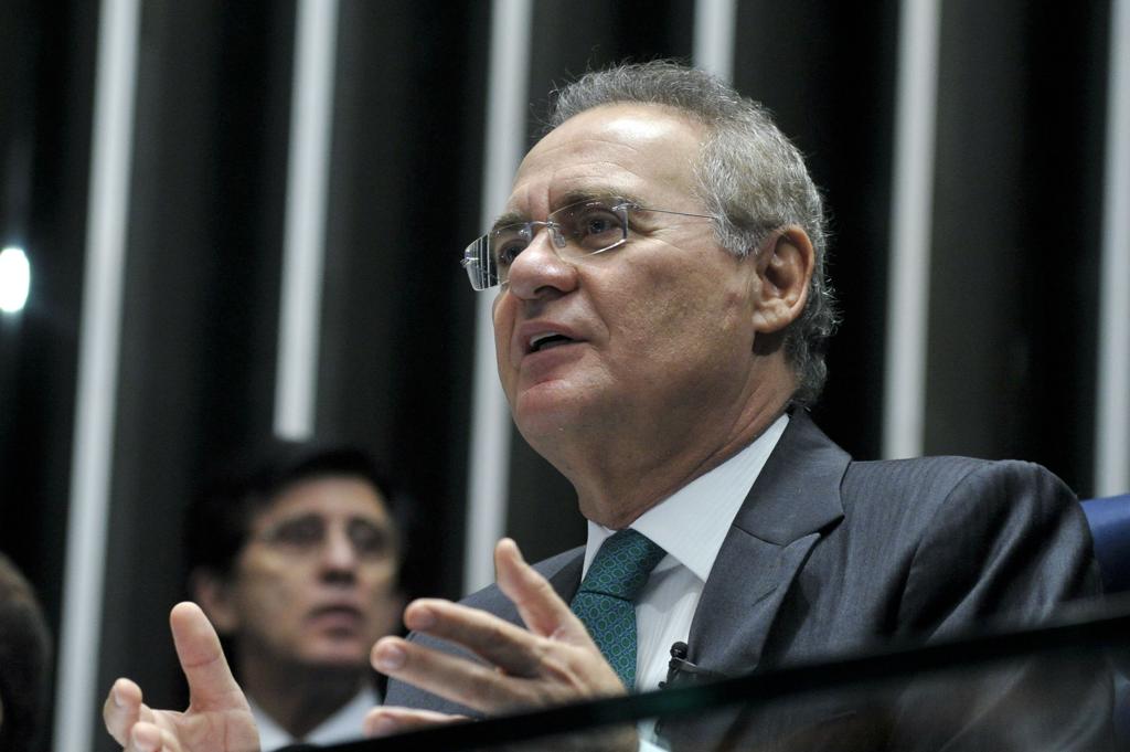 Renan Calheiros é investigado por suposta ligação com esquema de corrupção na Petrobras. | Geraldo Magela/Agência Senado