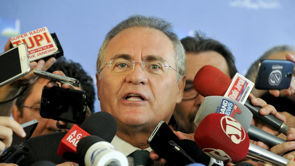 Renan Calheiros é investigado por suposto benefício de propina do esquema de corrupção na Petrobras. | Jane de Araújo/Agência Senado