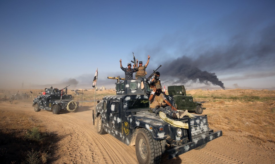 Forças iraquianas retomam controle em áreas rurais da periferia de Fallujah | AHMAD AL-RUBAYE/AFP