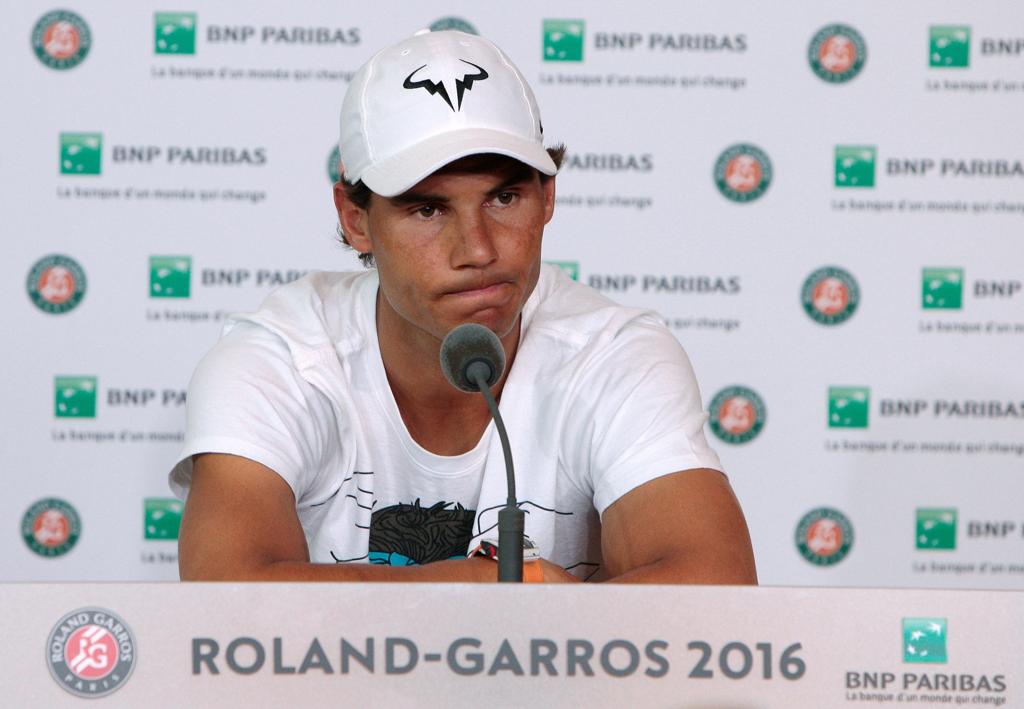 Rafael Nadal fala da sua saída de Roland Garros. | CYRILLE CADET/AFP