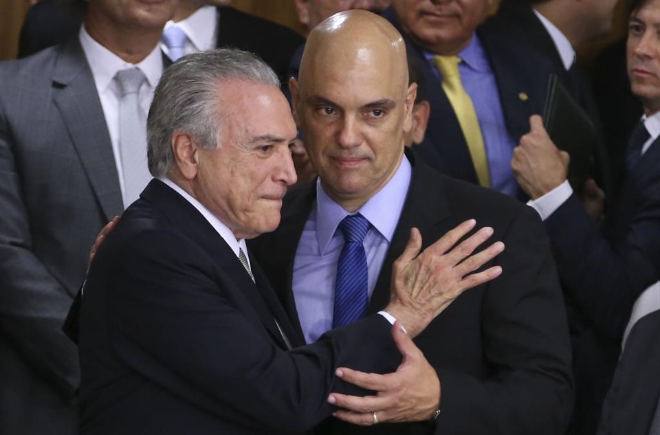 Alexandre de Moraes deixou a Secretaria de Segurança Pública de São Paulo para assumir Ministério da Justiça. | Valter Campanato/Agência Brasil