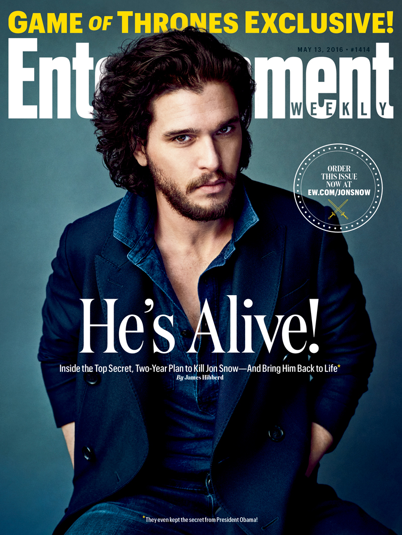 Capa da nova Entertainment Weekly traz “Jon Snow” como destaque | Reprodução site oficial
