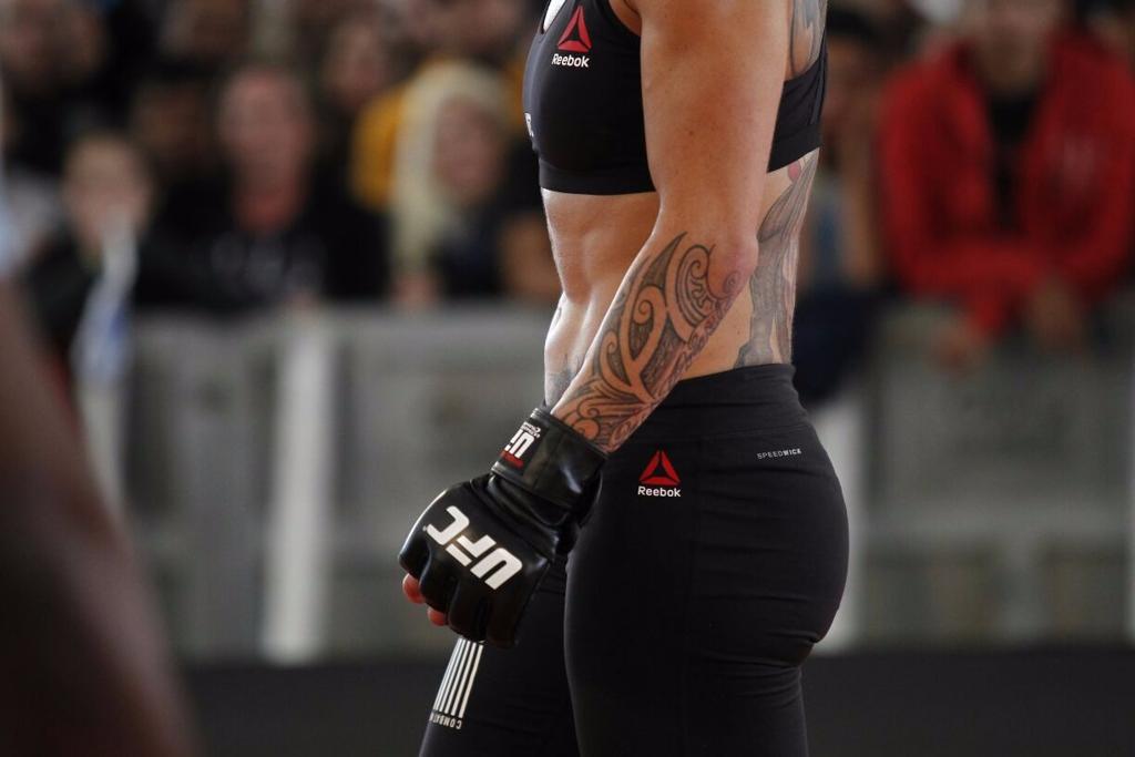 Cris Cyborg durante treino aberto do UFC | Jonathan Campos/Gazeta do Povo