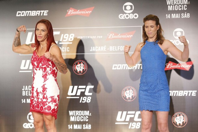 Cristiane “Cyborg” Justino e Leslie “The Peacemaker” Smith. | 